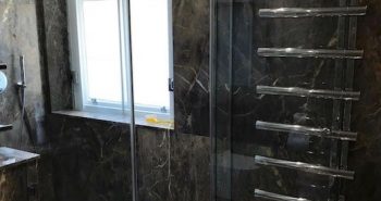 Glass Shower Screen Enclosure.