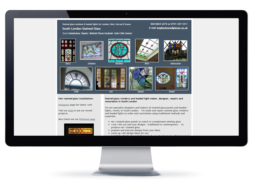 Stained Glass Website