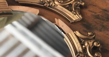 Antique Mirror - Mirror & Frame