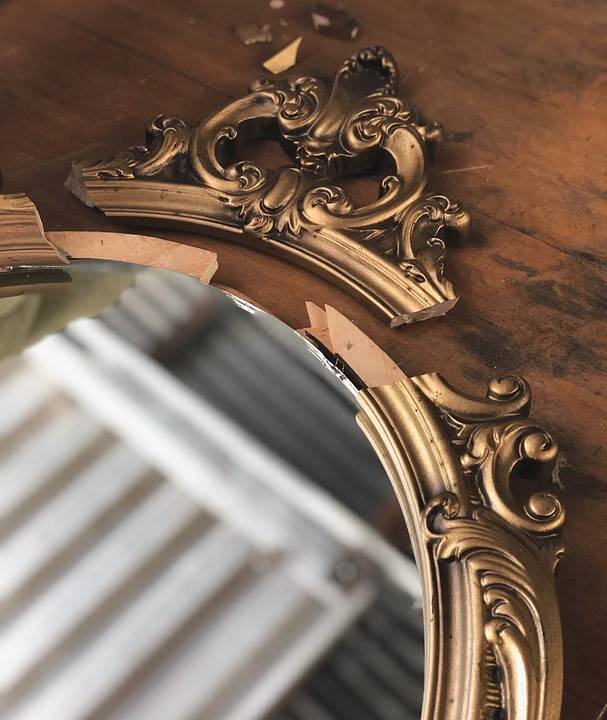 To Clean An Old Antique Mirror Frame, What To Do With An Old Mirror Frame