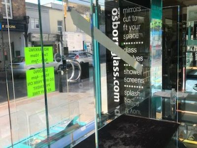 Glass Sneeze Guards, London