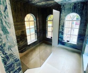 floor to ceiling mirror traditional