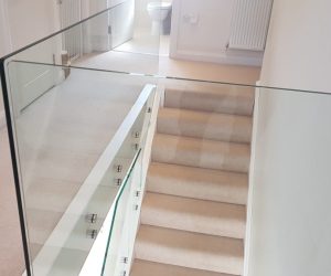 glass balustrade how to clean