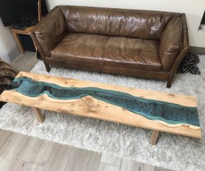 how to clean glass table