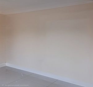 Bespoke Mirror feature wall before
